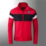 tommy hilfiger veste hiver zip 2823 rouge